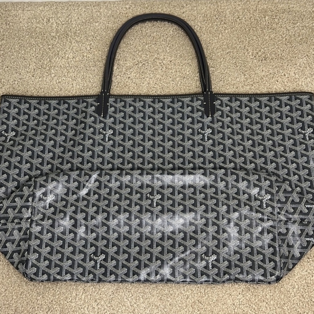 SOLD!SOLD!SOLD! Goyard St. Louis GM Tote in Grey